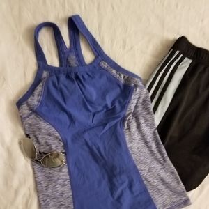 Razor back workout tank.